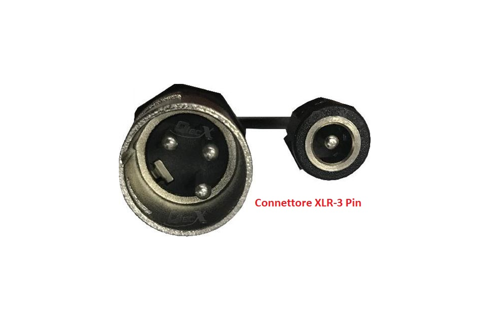 Connettore XLR | Femmina a 3 pin XLR | Nero